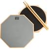Does not apply Pad per Allenamento Da 12 Inch Drum Pad Pratico, Dumb Drum Su 2 Lati in Gomma Si