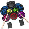 Batteria Elettronica Portatile - 9 Pad Batteria Allenamento Con Bluetooth Altopa