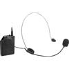TREVI Microfono a Clip Cablato 6.35 mm (1/4") Nero 0EM408U00 EM 408 UHF Trevi