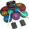 Batteria Elettronica Portatile Con Bluetooth E MIDI - 9 Pads Batteria Elettrica,