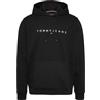 Tommy Jeans Tjm Reg Linear Logo Hoodie Ext Dm0Dm20746, Felpa con Cappuccio, Uomo, Nero (Black), XXL