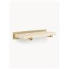 Westwing Collection Mensola piccola da parete in marmo Ally, larg. 40 cm -