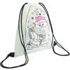 Sacca in TNT da colorare personalizzabile Xmas Art Backpack personalizzate o neutre