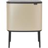 BRABANTIA PATTUMIERA BO TOUCH BIN, 3 x 11 LT ORO OPACO