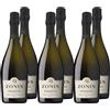 Zonin Cartone 6x Bottiglie ZONIN PROSECCO MILLESIMATO BRUT DOC 75cl Veneto Glera 100%