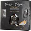 FRANCOIS PEYROT COGNAC XO GRANDE FINE CHAMPAGNE 70 CL CONFEZIONE CON 2 Bicchieri