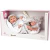 GIOCHERIA ARIAS POS210147 RUBIA Reborn con BORSINA cm.45 Abito GRIGIO 98040