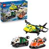 LEGO 60505 CITY Remix Aereo, Camion di Servizio e Hovercraft Giocattolo - Kit Ve