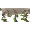 britains LOTTO DI 6 SOLDATINI BRITAINS 1971 - MARINES AMERICANI -WWII - TOY SOLDIERS