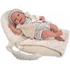 GIOCHERIA ARIAS POS220061 REBORN Bambola Con Sacco Nanna 45cm