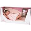 GIOCHERIA ARIAS POS210149 - ESTHER Reborn con BORSINA cm.45 Abito FIORATO 98083