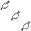 20 Pcs Cavetto Per Cordino Acciaio Inossidabile Cavo Sicurezza Anti-lost