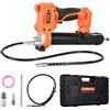 VEVOR Ingrassatore a Batteria Senza Fili, Pressione Massima di 55 MPa Ingrassatore Elettrica con Luce LED e Tubo, Batteria da 20 V e Grilletti a Velocità Variabile, per Ingrassare Veicoli o Macchine