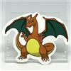 Adesivo Pokemon Charizard decalcomania vintage drago di fuoco anime da collez...