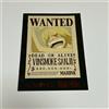 FamilyMart One Piece × FamilyMart Original A5 Memo Pad Wanted Poster "Vinsmoke Sanji" Gi...