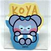 Morinaga Adesivo "Koya" BT21 FamilyMart Candy Bonus Die Cut Japan Official Goods Limited