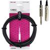 Prolunga per Cuffie Pro Line 6,3Mm/3M, Nero, Spina REAN, Jack Stereo (M) - Jack