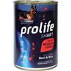 Prolife Smart Adult con Manzo e Riso Umido per Cani - 6 lattine da 400 gr - OFFERTA SPECIALE! 5+1 OMAGGIO!