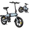 DYU Bicicletta elettrica pieghevole DYU C2 con batteria da 48 V 7,5 Ah 1 S