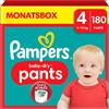 Pannolini Pampers Taglia 4 (9-15 kg) Baby-Dry 180 pz Pannolini