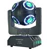 NLIGHTING Mini Testa Mobile PLANET BALL Beam LED RGBW 100W Chic Ball Rotazione Infinita