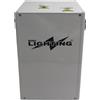 nlighting Coppia Spark 900W Limited Edition WHITE Spark Machine con Flightcase e ruote