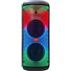 digivolt Cassa stereo Bluetooth RGB 100W portatile ricaricabile con 2 altoparlanti 12'