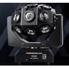 NLIGHTING Testa Mobile LED 12x10W RGB/W RollerSpider effetto BEAM a Rotazione Infinita