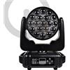 nlighting Coppia Teste Mobili LED Aura Wash RGBW 19X15 4in1 DMX con FlightCase WISDOM