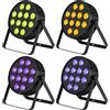 Does not apply PAR LED 12X18W, Farettore 6-In-1 Rgb+Lime+Ambra+Uv per Luci DJ Con Effetti Wash/