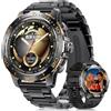 Does not apply Orologio Smartwatch Uomo, 800Mah 1.43" AMOLED Smart Watch Con 24/7 Frequenza Car