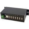 STARTECH - Hub USB industriale robusto a 7 porte - Alimentato da bus montabile