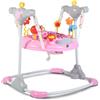 MONI Jumper Stazionario Regolabile Vista con Luci e Suoni, Rosa
