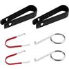 Tweozhui 6PCS estrattore per Dadi Ruota estrattore per Tappi di bulloni Ruota, per Copri Bulloni Cerchi Auto per la Rimozione del Copridado, per la Rimozione Sicura e Rapida dei Copridadi delle Ruote