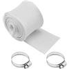 Tweozhui 1 pezzo Tubo di Scarico 25mm per Generatori 120CM per Riscaldatori di Parcheggio - Guaina Isolante Alta Temperatura, Resistente a Corrosione e Usura, tubo scarico per riscaldatore per auto