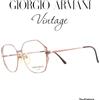 GIORGIO ARMANI occhiali da vista 207 RARE VINTAGE 80s eyeglasses M.in Italy