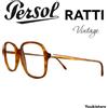 PERSOL RATTI occhiali da vista 09183 28 53-75 RARE VINTAGE 70s eyeglasses Italy