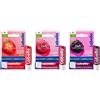 Labello Set Burrocacao Blackberry Shine 4.8 g Mora + Fragola Ciliegia 3x5,5 ml Protezione per le labbra