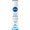 Nivea Fresh Natural Deodorante Spray 150 ml, antitraspirante per una protezione 48h ml