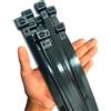 yoyoellafa Fascette Plastica 1m Lunghe, Fascette Nere Grandi 1000mm x 12mm, Fascette Elettricista Larghe, Fascette di Plastica per Cavi Resistenti ai Raggi UV Esterni 18 pezzi
