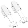 Yerozhui Spingere per aprire la porta magnete 2 pcs Heavy Duty Cabinet Door Opener punta su- -Apriporta a pressione, 2 pezzi, per mobili, resistente, materiale di montaggio incluso