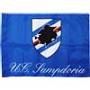 UC Sampdoria Bandiera Poliestere Prodotto Ufficiale Logo Misura 100X140 cm