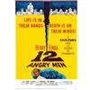Vintage 12 Angry Men Classic Movie Film Riproduzione Stampa Poster A3/280 Gsm Ca