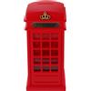 1pc adorabile cabina telefonica Saving Bank Desktop Decoration Coin Bank Kids