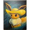 Pokemon x Van Gogh Museum Eevee Self-Portrait Canvas S With Certificate