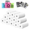 12 Rotoli Di Carta per Fotocamera per Bambini Da 5,6 Cm per Fotocamera per Bambi