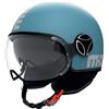 MOMODESIGN Momo Design casco jet Fgtr Evo 2206 - Spring Blu Silver opaco