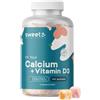 Sweet Nutribites Calcio + Vitamina D3 - Gommose per muscoli, ossa e de