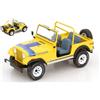 ModelCarGroup JEEP CJ-7 RENEGADE 1980 LIGHT YELLOW/DECALS 1:18