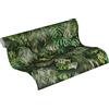 A.S. Création Carta Da Parati Jungle Greenery Carta da parati tessuto non tessuto 10.05 m x 0.53 m Verde Prodotto in Germania 372802 37280-2